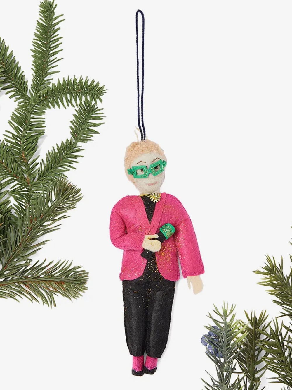 Elton John Christmas Tree Ornament